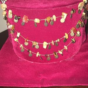 Beaded three-strand necklace, GUC